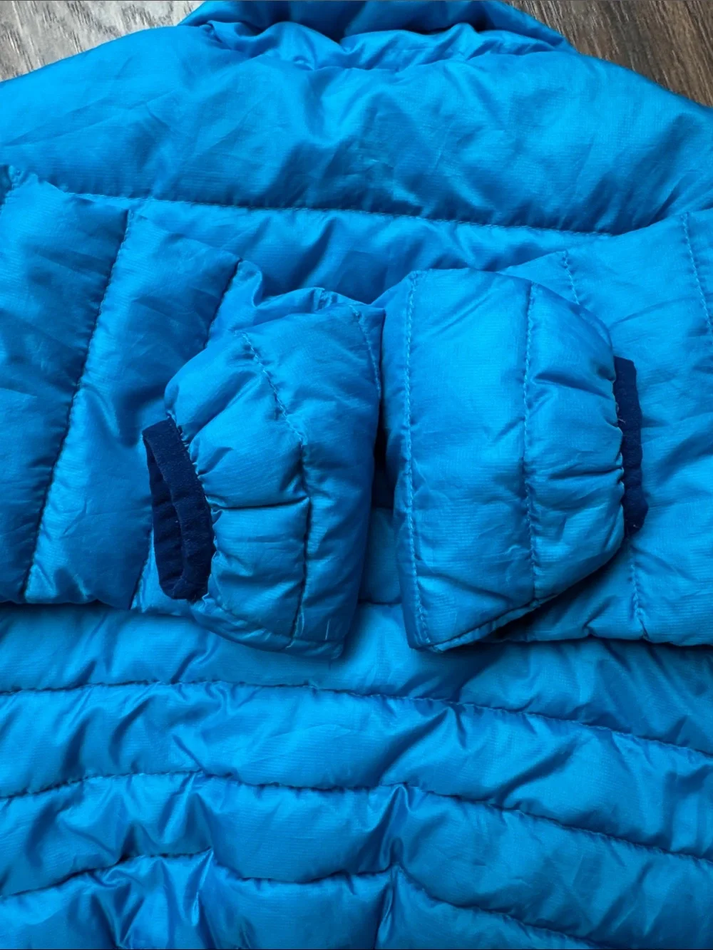 3T Patagonia Kids Vibrant Blue Quilted Puffer Jacket